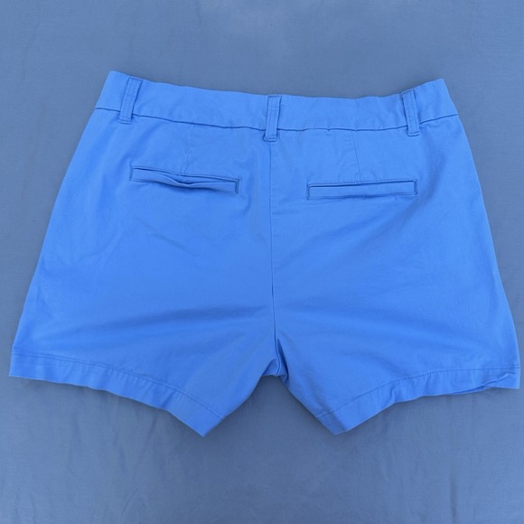 Caroline Blue Cotton Blend Shorts Size 8 Crown & Ivy - Picture 4 of 9